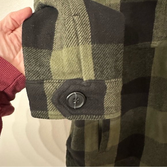 Lucky Brand Green and Black Plaid Utility Jacket - Picture 6 of 9